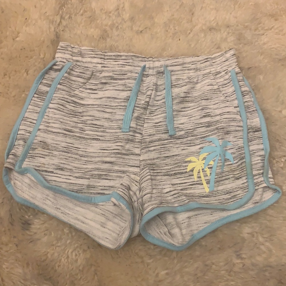 Cute Palm Sumer Shorts For Girl